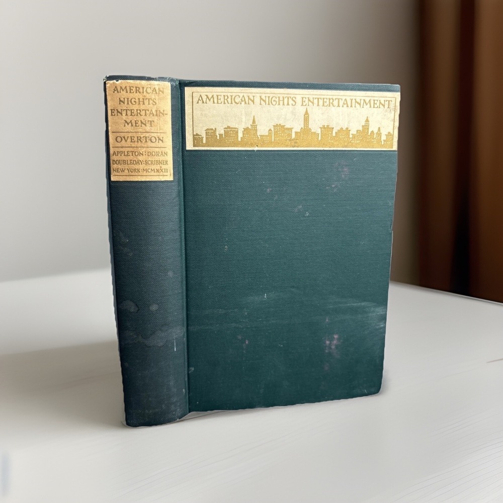 Antique Book American Nights‎ Entertainment 1923 1st edition